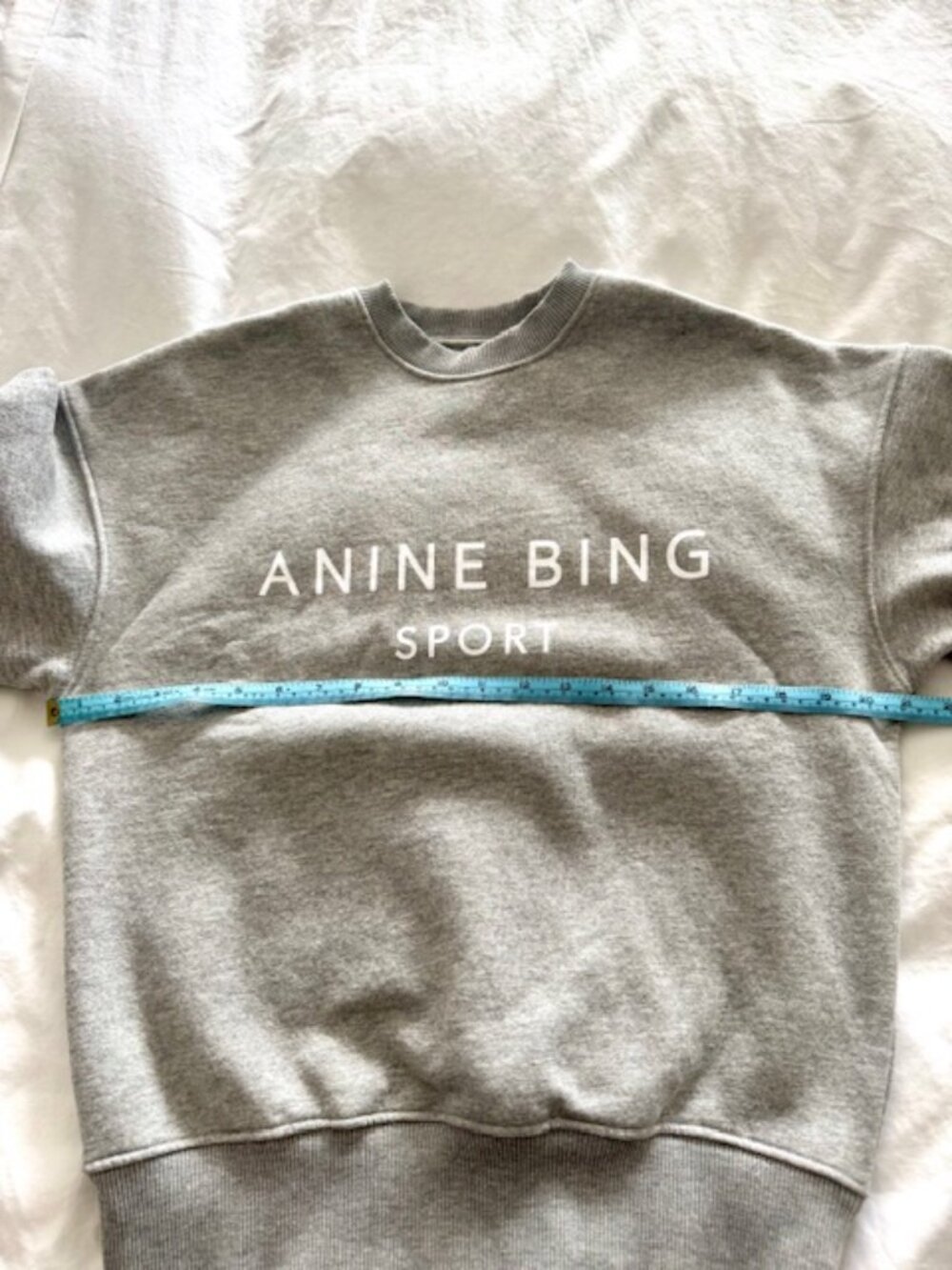 ANINE BING LT. GREY SWEATSHIRT- XS (Pristine Like-New Condition) - Picture 10 of 11